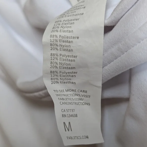 FABLETIC Leggings With Criss Cross Designs - Picture 8 of 8